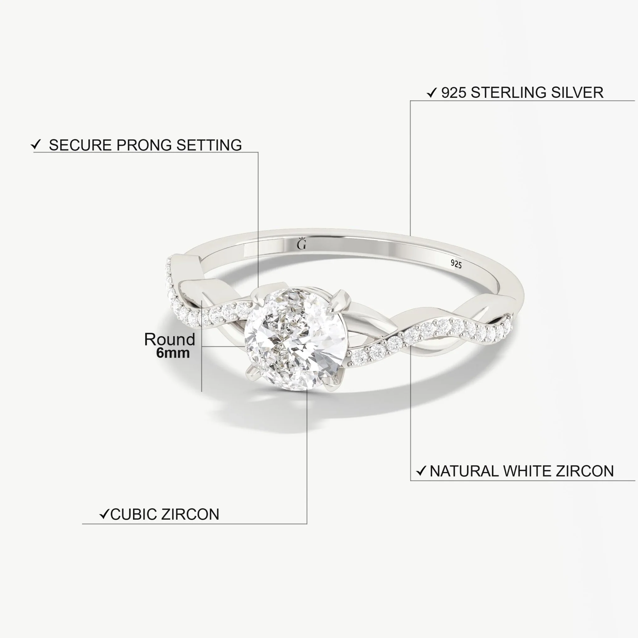 Cubic Zircon Stylish Ring for Any Occasion - Image 7