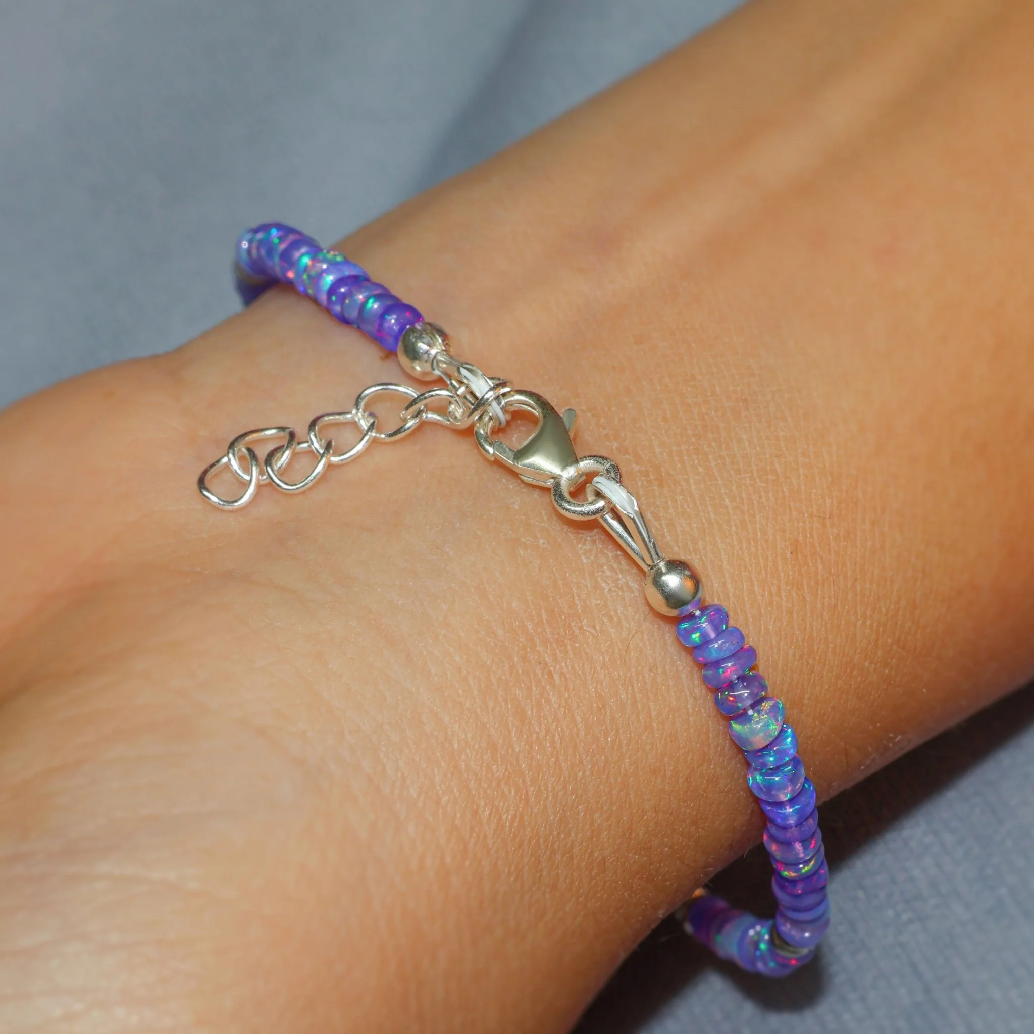 Everlasting Charm Lavender Opal Bracelet For Her - Image 4