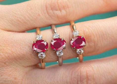 Genuine Red Ruby Gemstone Ring - Image 3